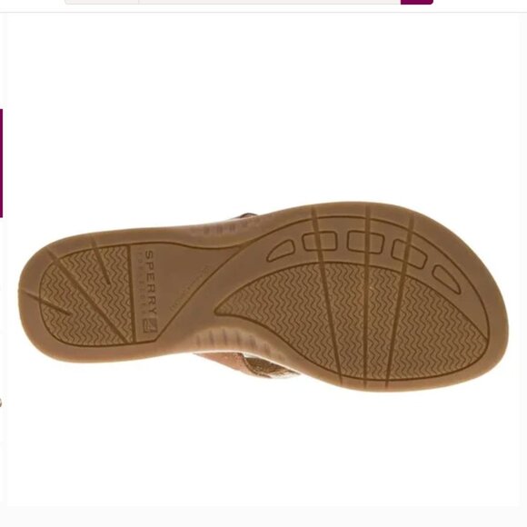 NIB Sperry Parrotfish Braided Sandal Flip Flop Thong Sandals, Flat Heel - Picture 4 of 8